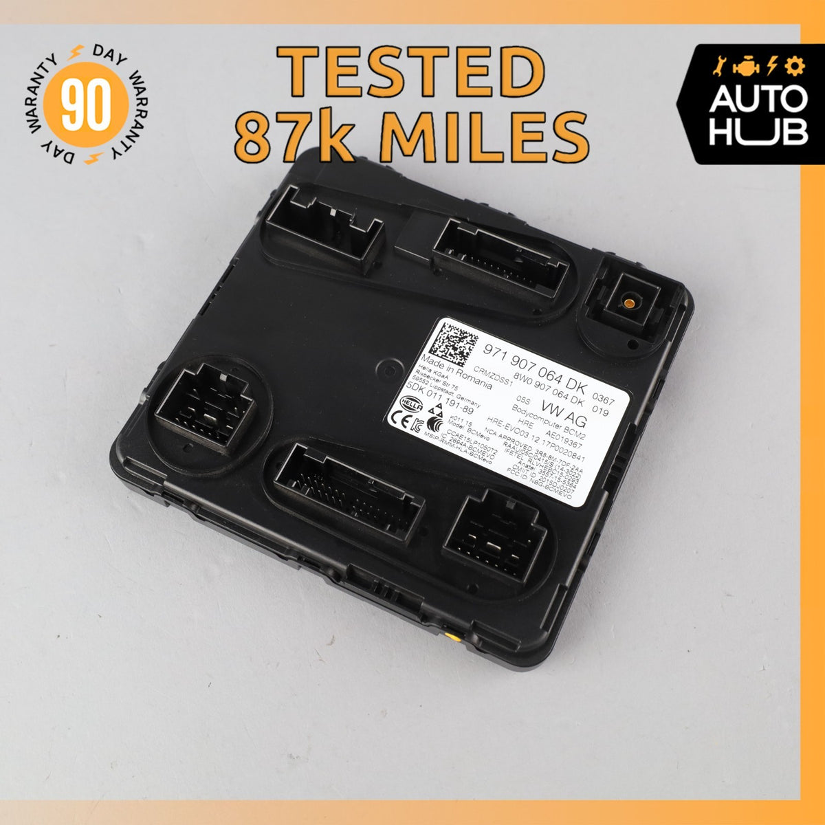 2018 Porsche Panamera 971 4 Onboard Supply Body Control Module Unit OEM 87k - photo 1