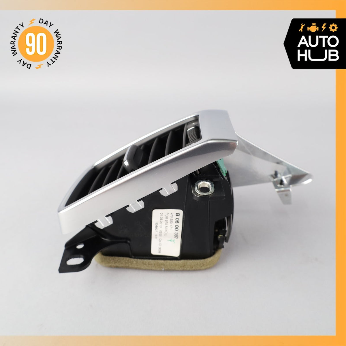 Porsche Panamera 970 Rear Left Driver Side Console A/C Air Vent Grill OEM - photo 2