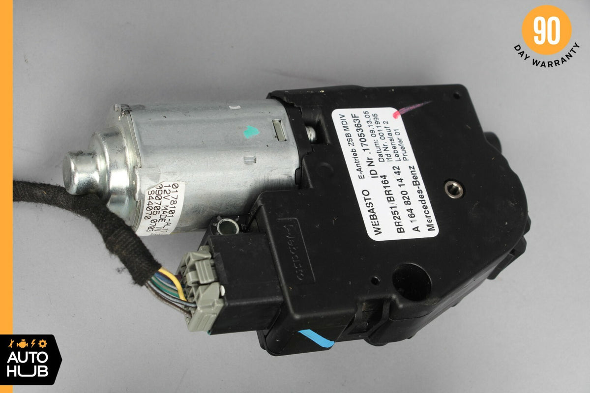 06-13 Mercedes X164 ML450 GL550 Panoramic Sunroof Sun Roof Motor Set of 3 OEM - photo 6