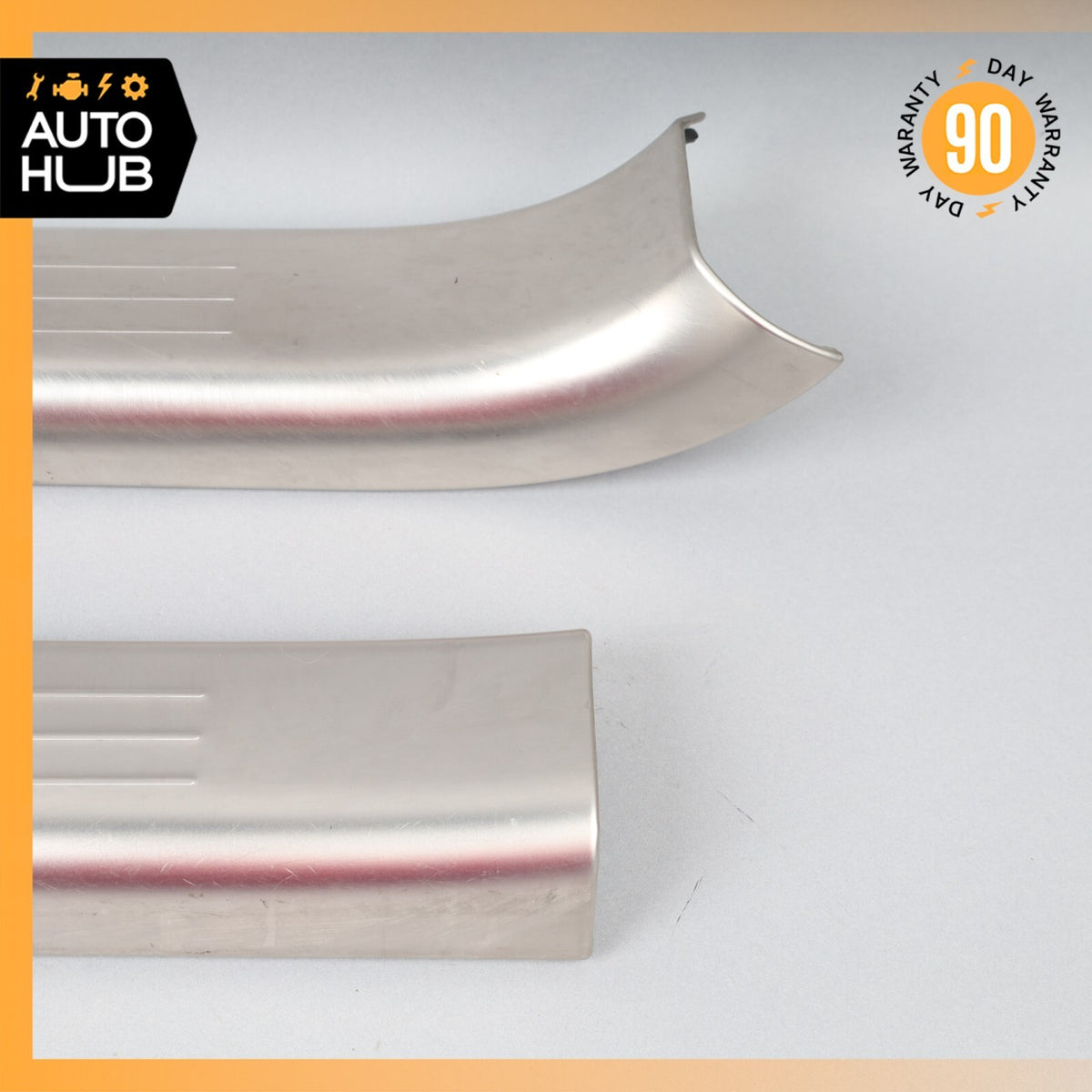 06-13 Bentley Continental Flying Spur Front Left & Right Door Step Sill Set OEM - photo 2