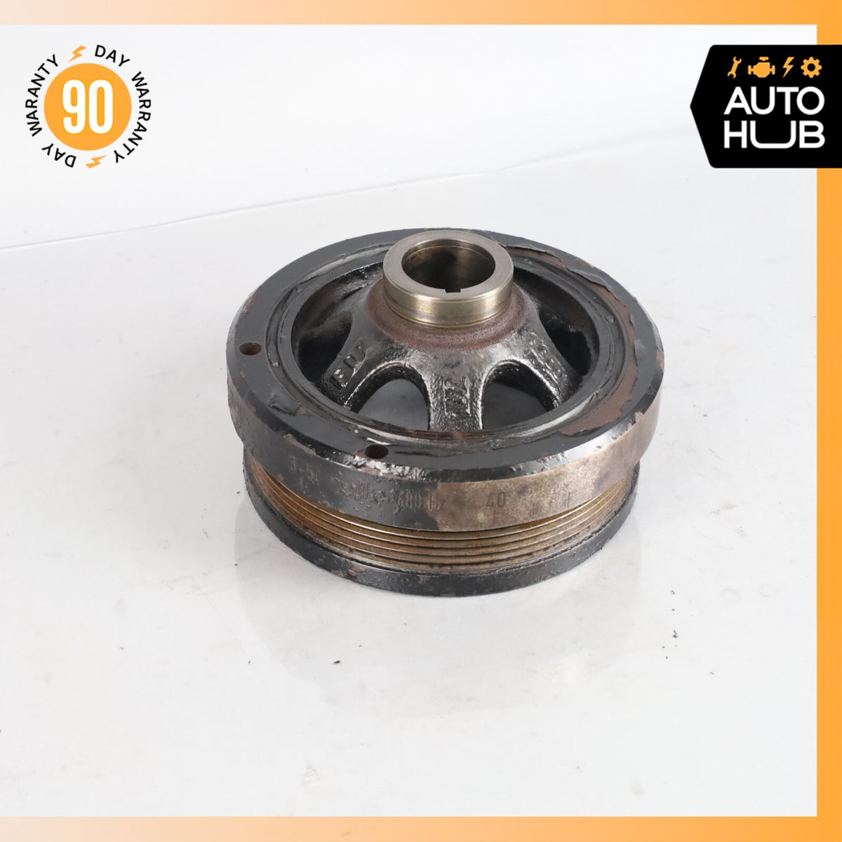 07-15 Mercedes W164 ML63 E63 SLS AMG Crank Shaft Pulley Harmonic Dampener OEM - photo 2