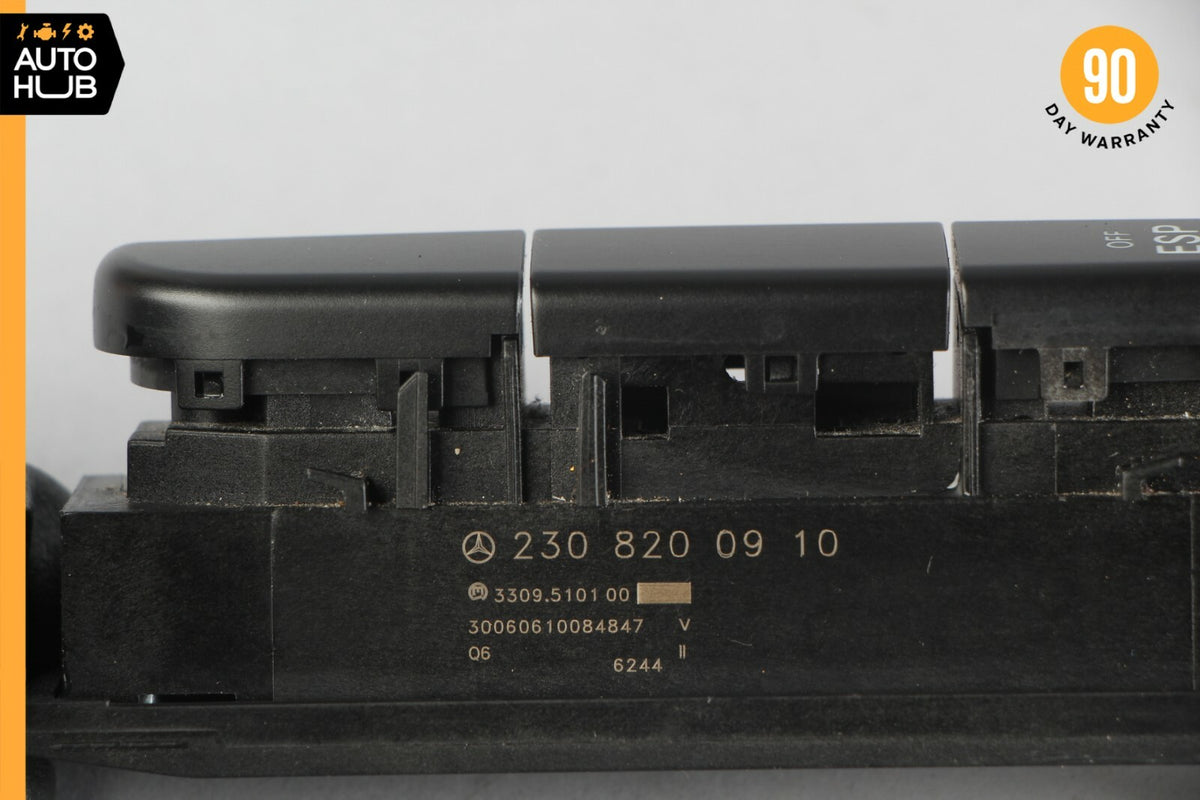 Mercedes R230 SL550 SL55 AMG Center Console ESP Switch Control Button OEM 60k - photo 11