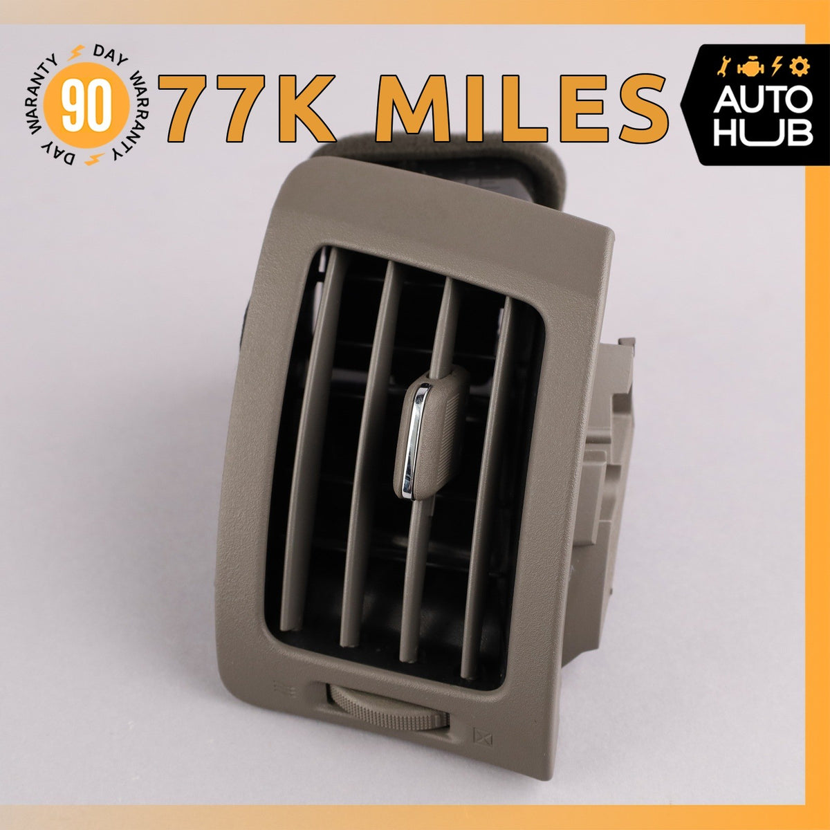 08-13 Infinity G37 Front Right Outer Side Dashboard A/C Air Vent OEM 77k - photo 1