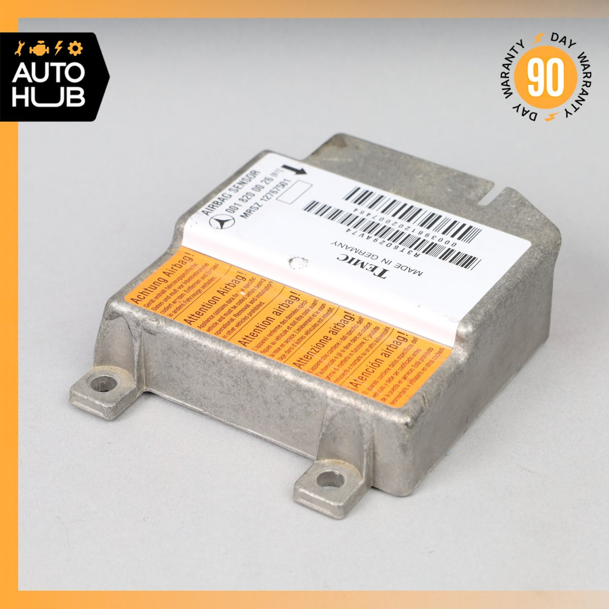 96-02 Mercedes R129 SL500 E420 Airbag Air Bag Sensor SRS Control Module OEM - photo 3