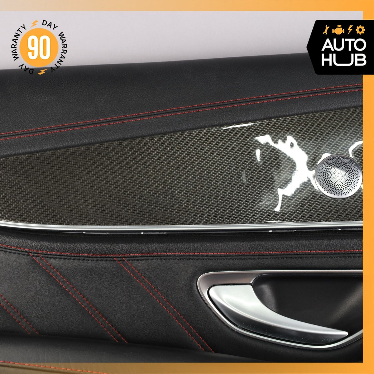 17-23 Mercedes W213 E43 AMG E400 Rear Left Side Interior Door Panel Nappa OEM - photo 5