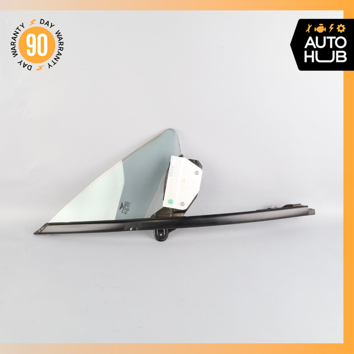 03-17 Bentley Continental GT Front Right Side Door Vent Window Glass OEM - photo 1