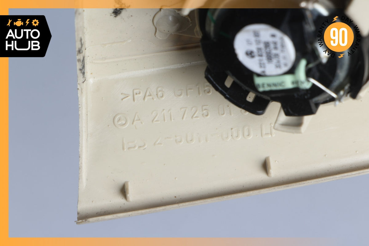 03-06 Mercedes W211 E500 E55 Tweeter Speaker Cover Left Driver Side Beige OEM - photo 10