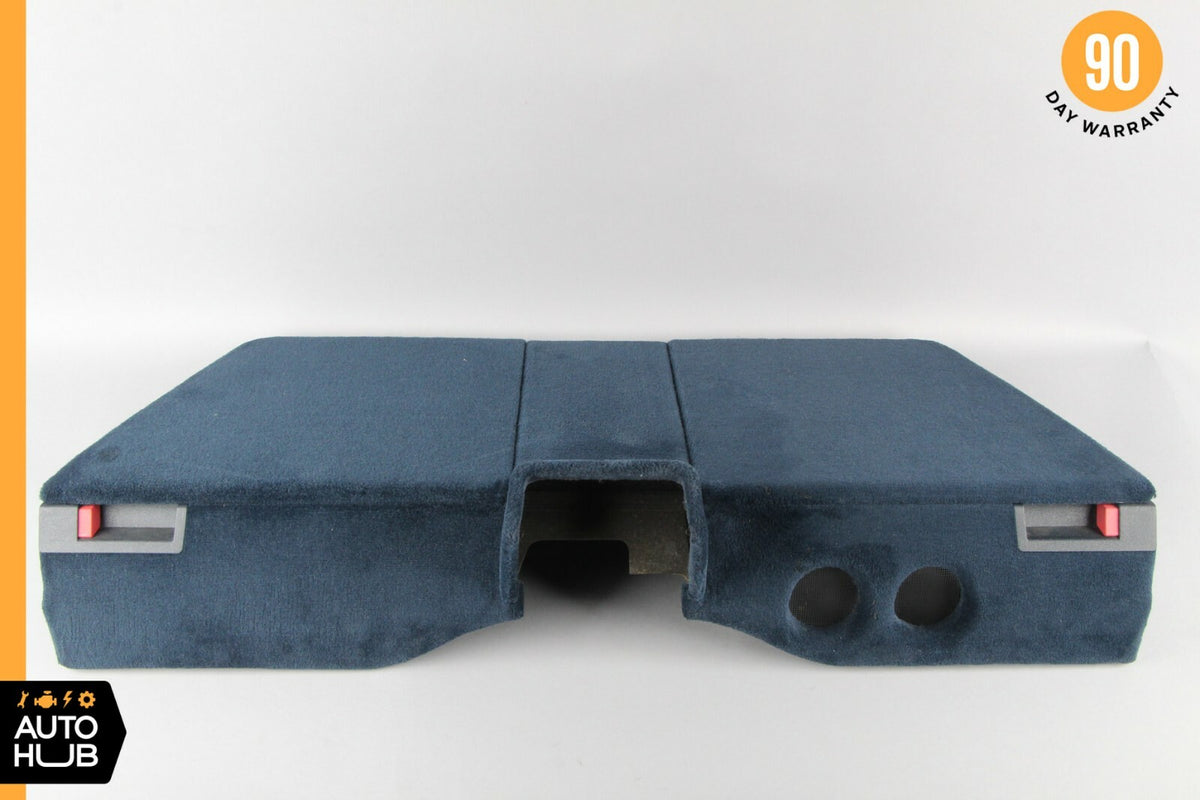 90-95 Mercedes R129 300SL SL320 Rear Carpet Storage Shelf Box Jump Seat Blue OEM - photo 1