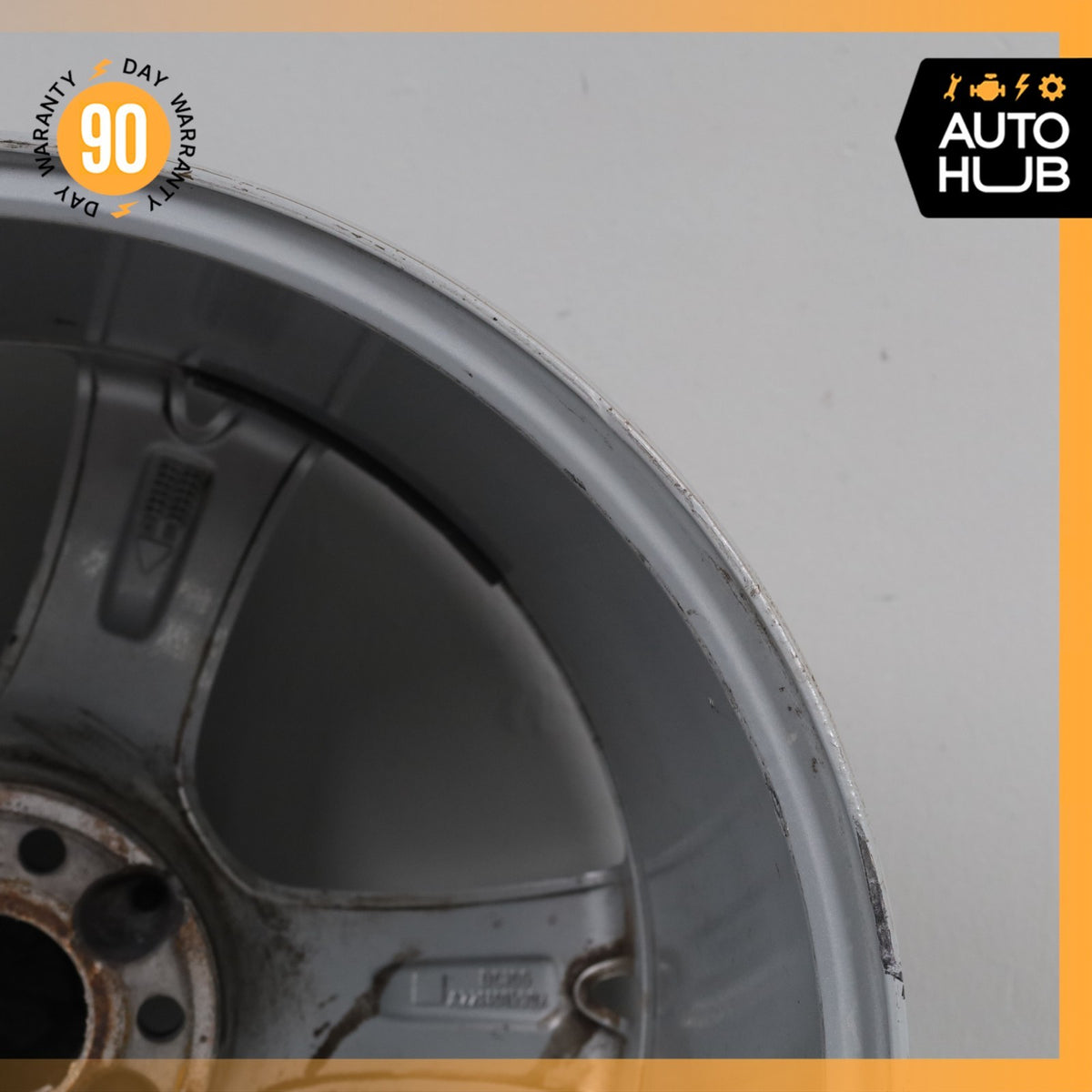 Mercedes W221 S550 CL550 S400 9.5 x 19 19" Rear Wheel Rim Silver 2214015902 OEM - photo 9