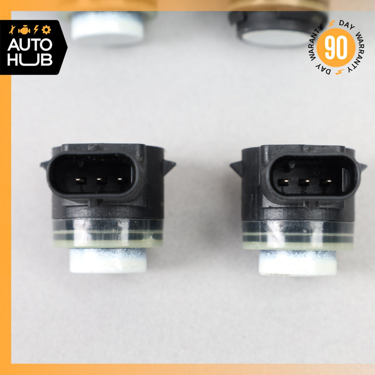 15-18 Porsche Macan Cayenne Front Bumper Parking Assist Sensor PDC Set OEM 88k - photo 13