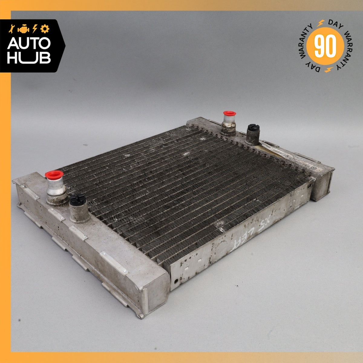 07-14 BMW E70 X5 X6 Left Driver Side Auxiliary Water Radiator OEM - photo 6