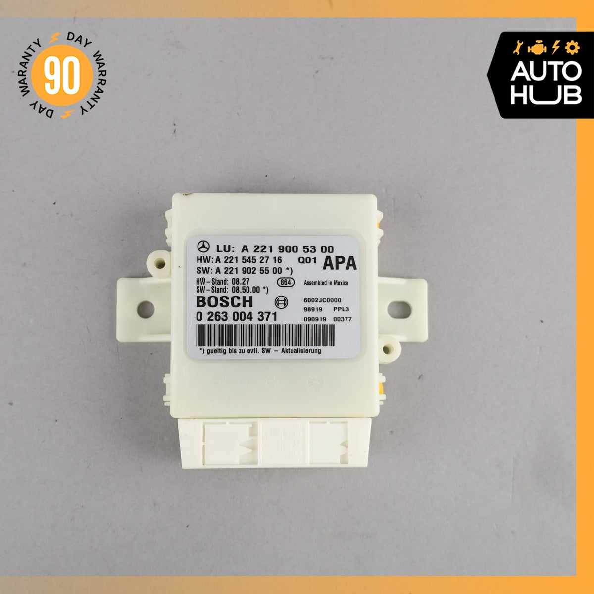 10-13 Mercedes W221 S550 S400 Park Assist Parktronic Sensor Module Control OEM - photo 6