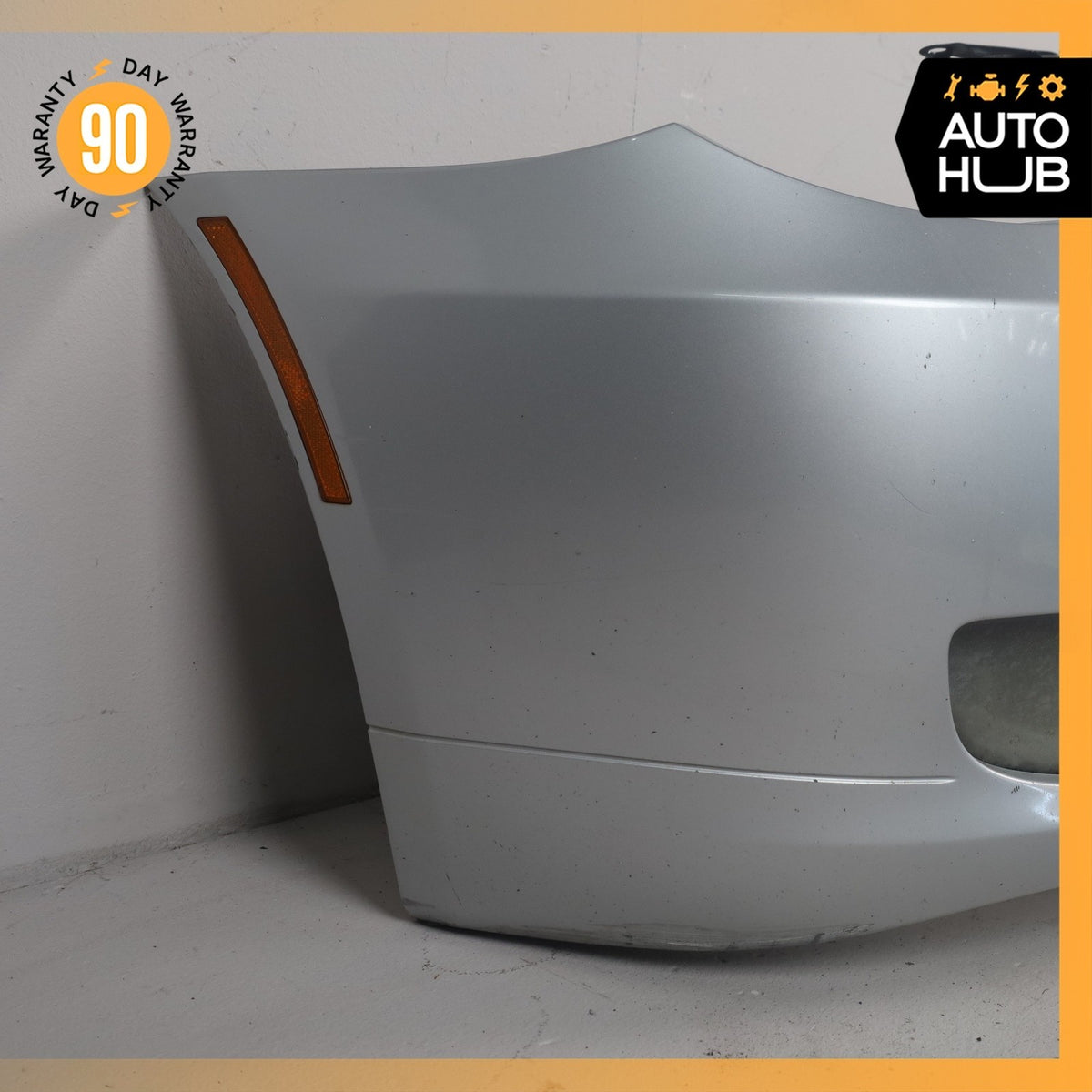 08-10 BMW E60 535i 545i 550i Front Bumper Cover Panel Silver OEM - photo 2