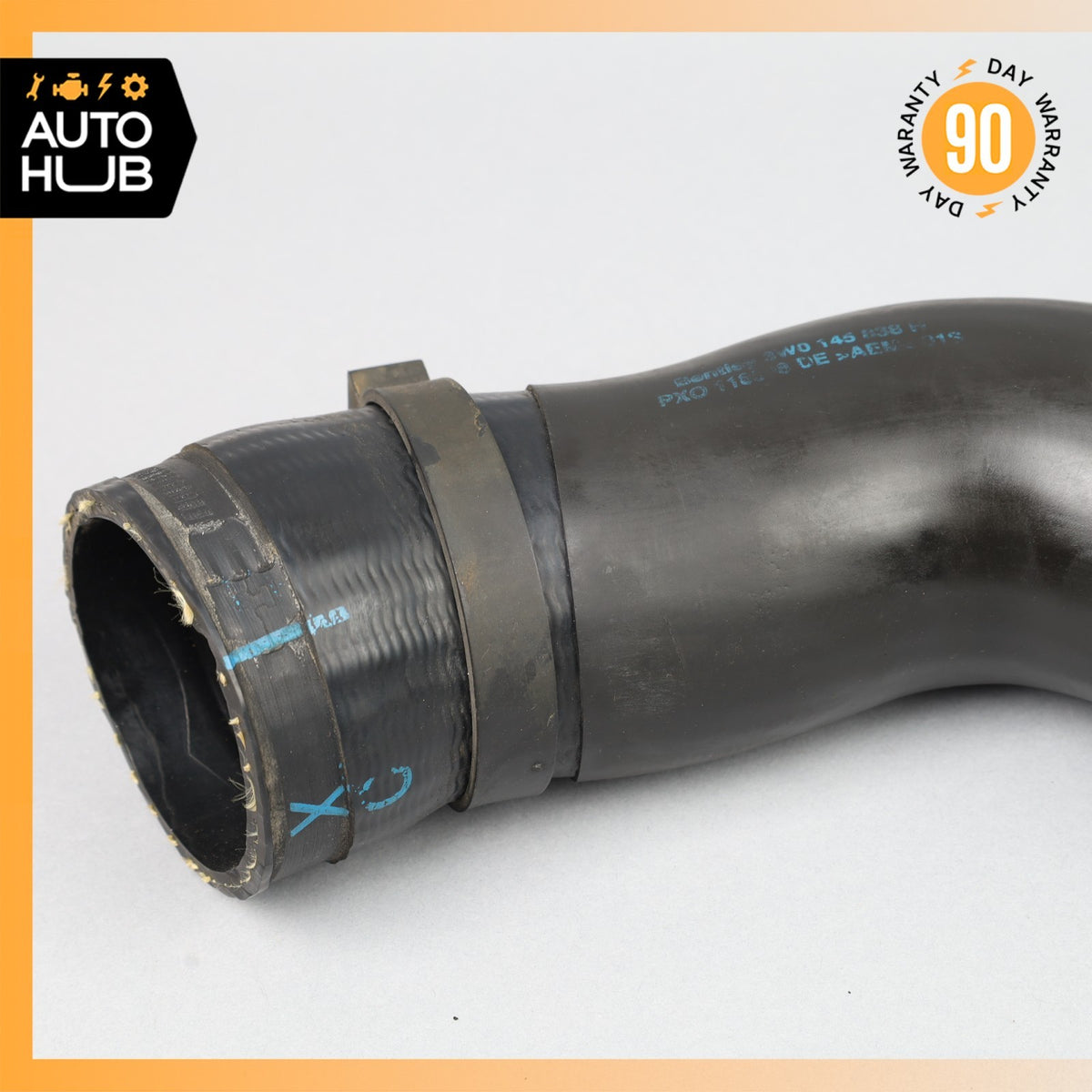 03-12 Bentley Continental GT Speed 6.0L Left Side Intercooler Hose Pipe OEM - photo 6