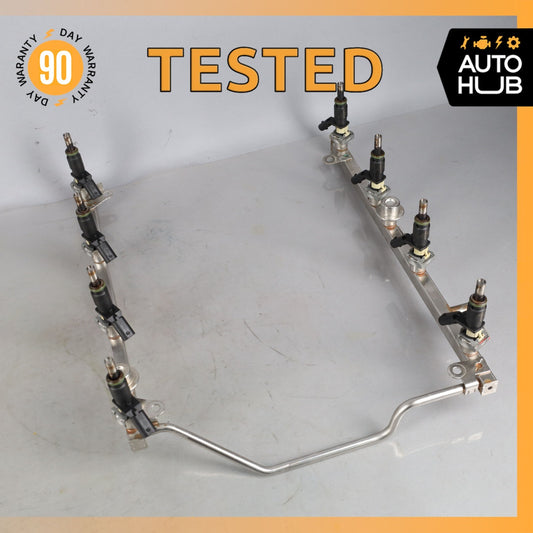 07-12 Mercedes R230 SL550 M273 Fuel Injection Rail With Fuel Injectors OEM - photo 1