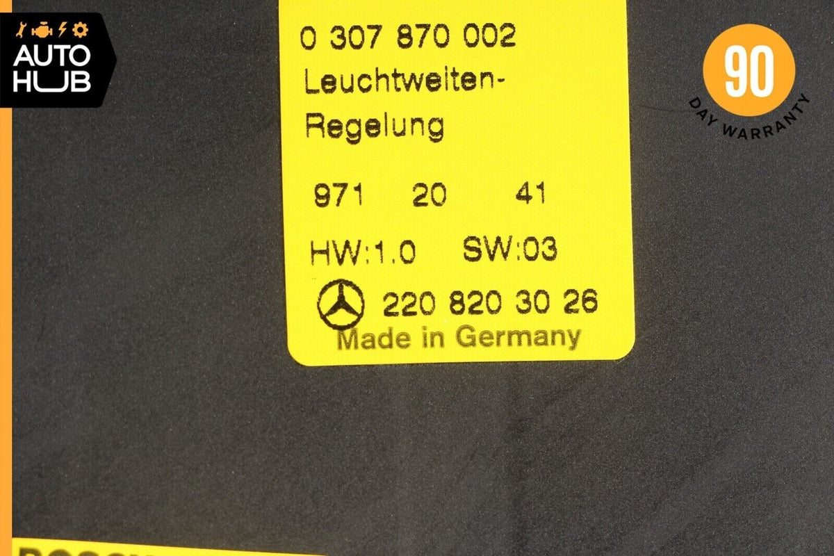 00-06 Mercedes W220 S600 S500 Headlight Head Lamp Control Module Unit OEM - photo 10