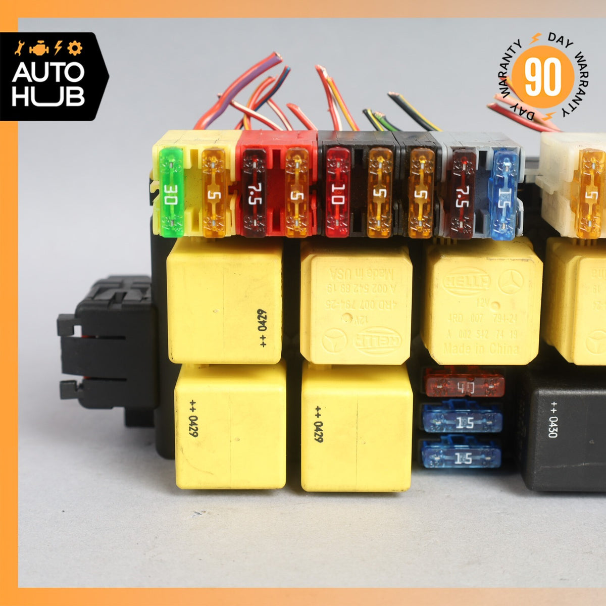 03-12 Mercedes R230 SL500 SL55 Front Left SAM Fuse Box Control Module OEM 41k - photo 6
