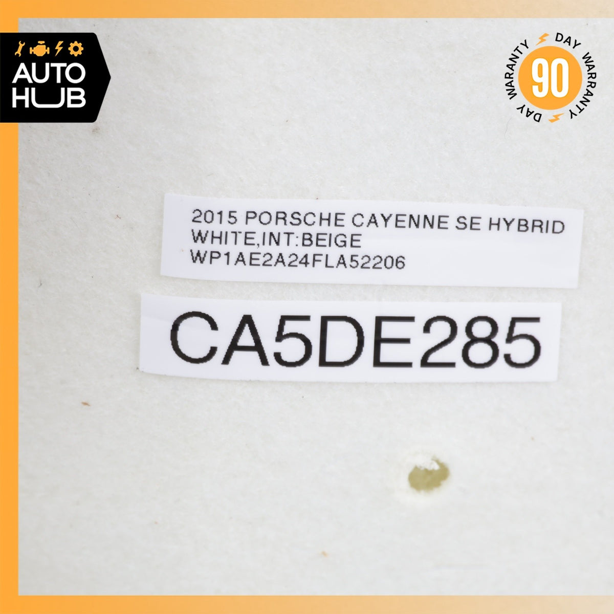 11-18 Porsche Cayenne 958 Front Left Driver Seat Upper Cushion Leather OEM - photo 22