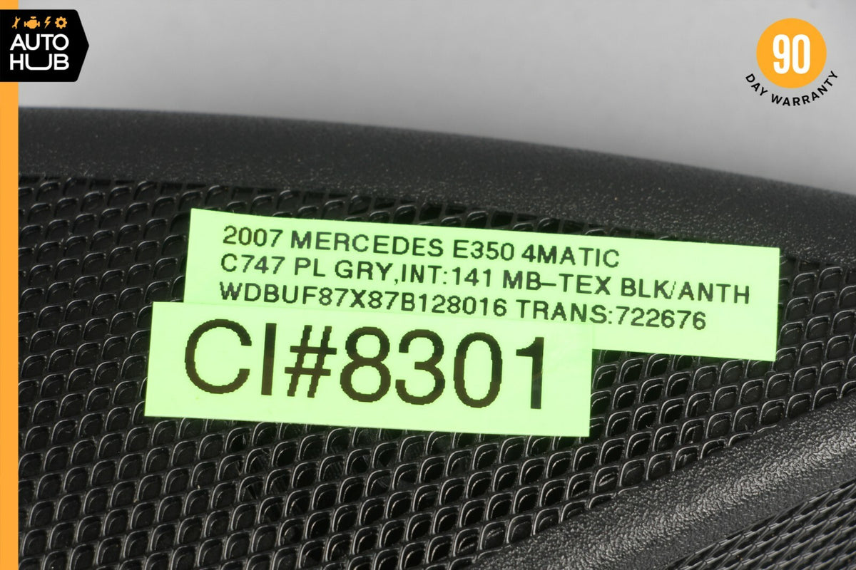 07-09 Mercedes W211 E350 E320 Tweeter Speaker Cover Right Side Black OEM - photo 7