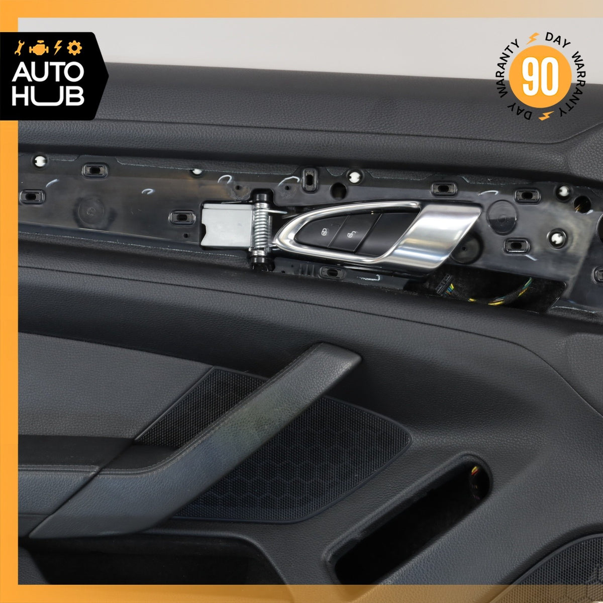 10-16 Porsche Panamera 970 Front Left Interior Door Panel Black OEM 51k - photo 4