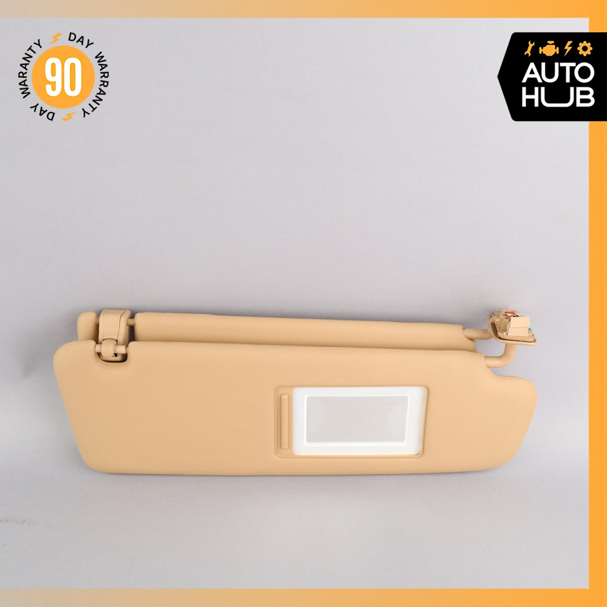 11-14 Porsche Cayenne 958 Sun Visor Sunvisor Front Right Side Beige OEM - photo 10