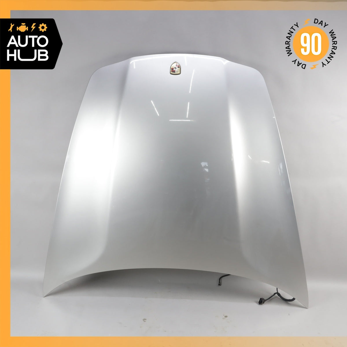 10-16 Porsche Panamera 970 Turbo GTS Hood Panel Assembly Silver OEM 68k - photo 1