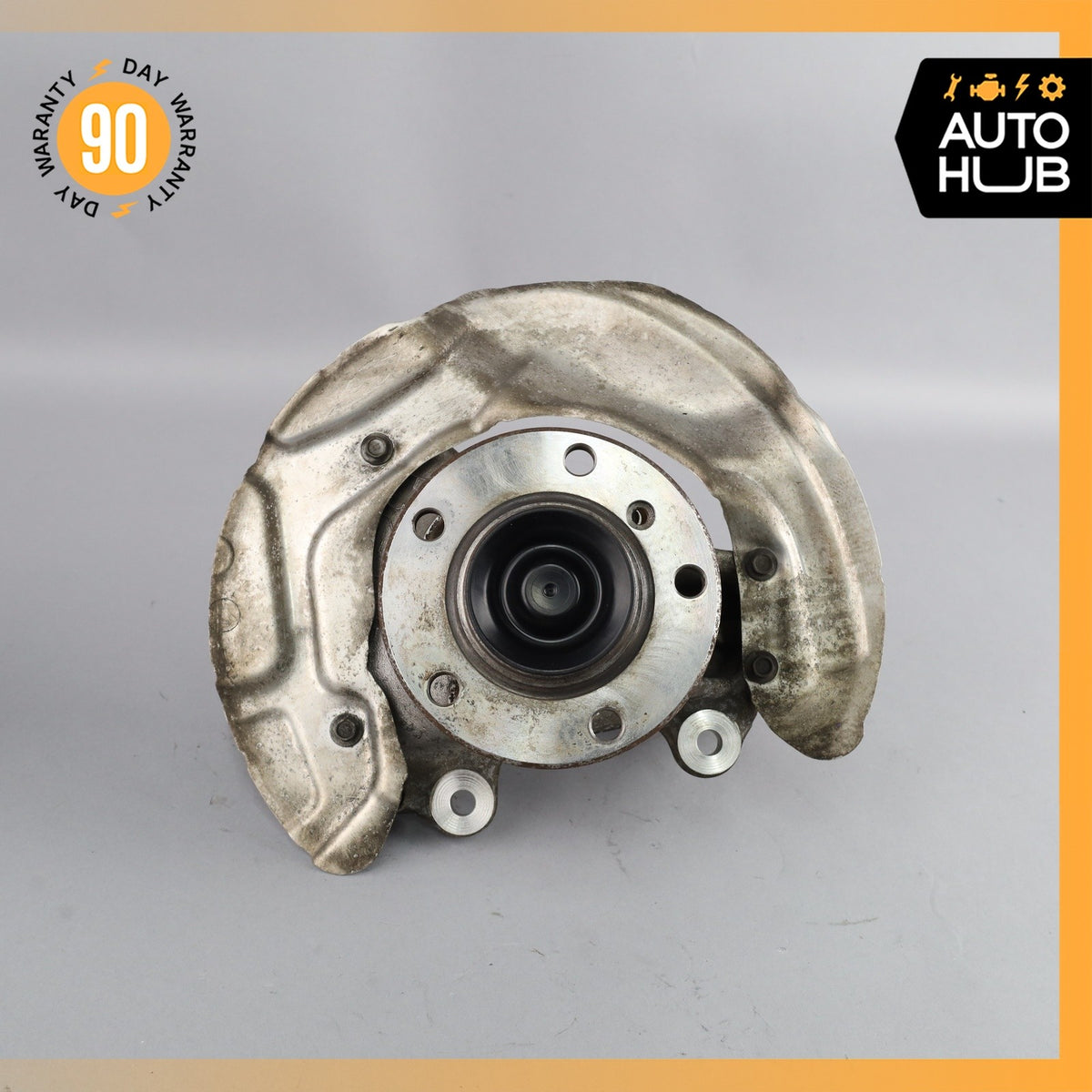 14-20 BMW F32 428i Front Left Side Spindle Knuckle Hub w/ Shield OEM - photo 2