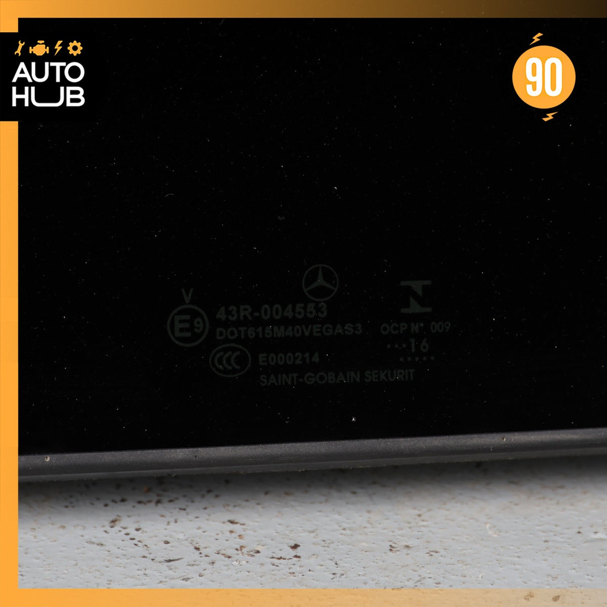 15-20 Mercedes W205 C300 C43 AMG Sedan Rear Panoramic Sunroof Glass OEM 57k - photo 9