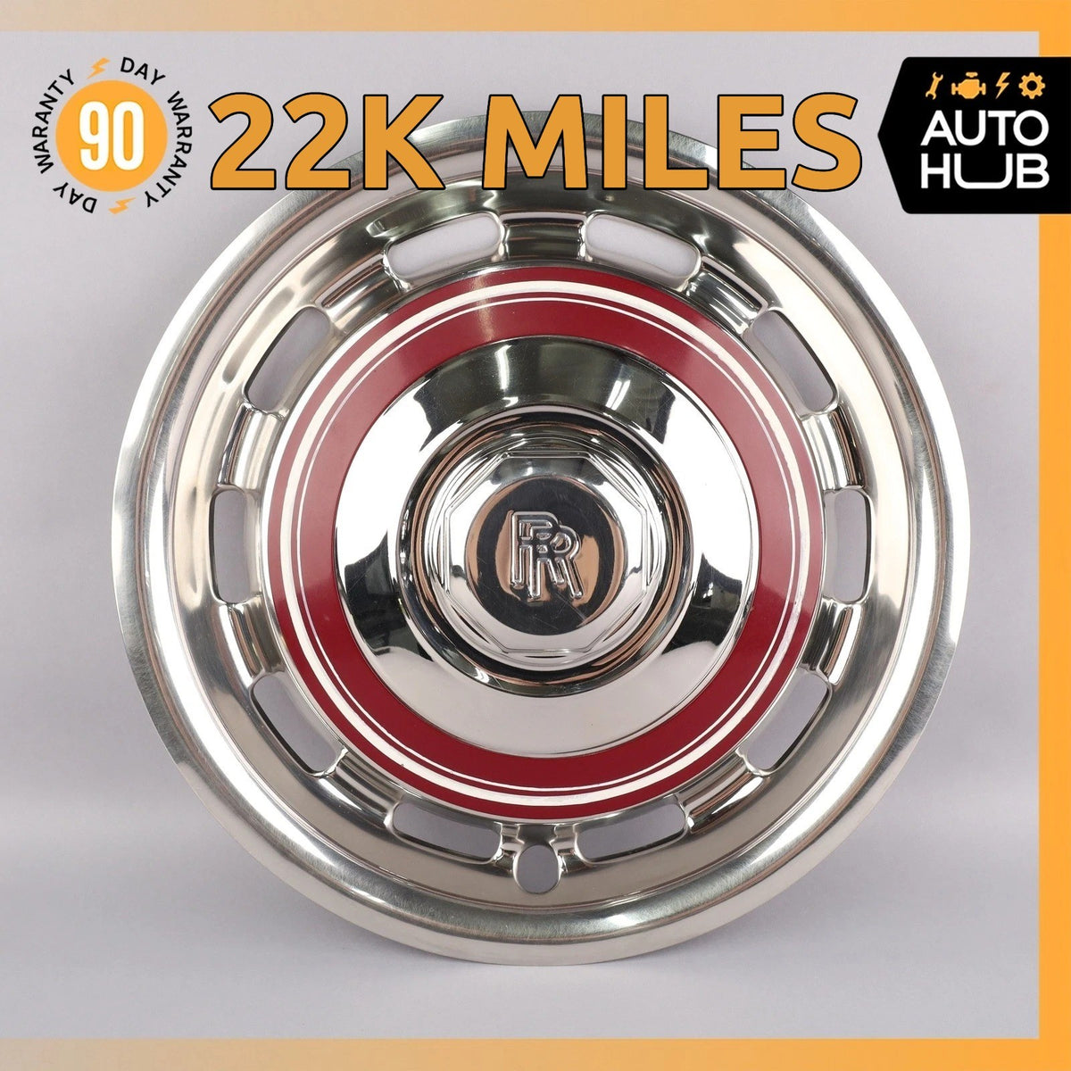 81-89 Rolls Royce Silver Spirit Wheel Center Hub Cap Cover UG14879 OEM 22k - photo 1