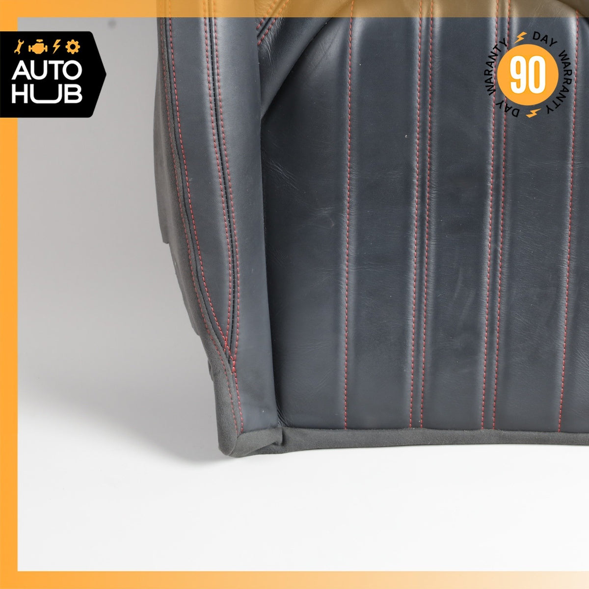 14-17 Maserati M156 Quattroporte Front Right Lower Bottom Seat Cushion Skin OEM - photo 6