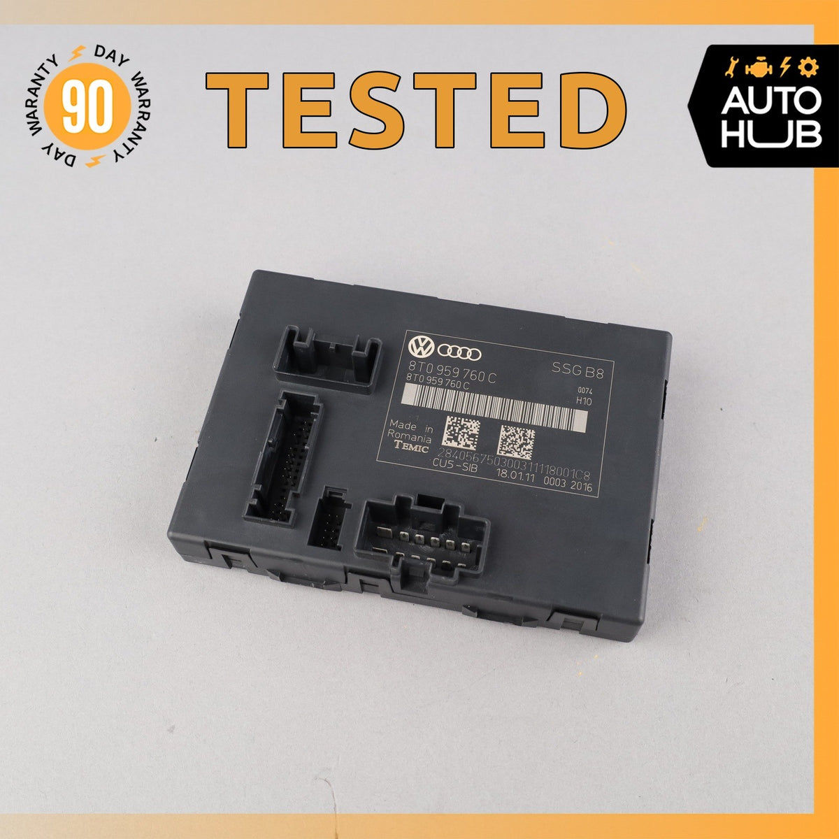 Audi B8 S5 A5 Front Left or Right Seat Memory Control Module 8T0959760E OEM - photo 1