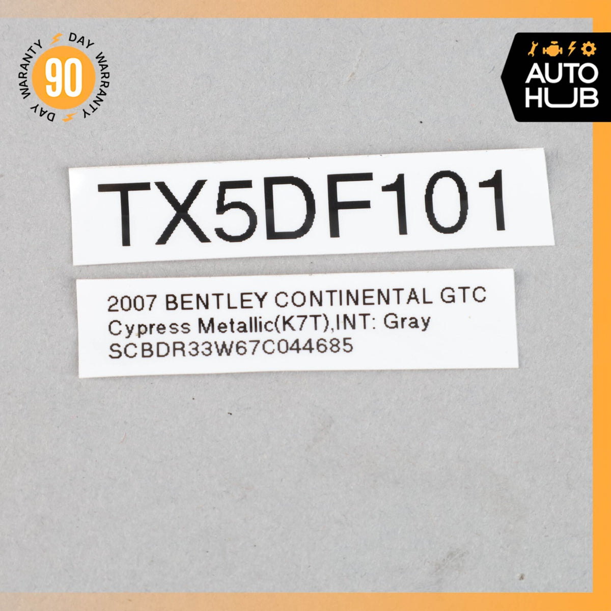 03-13 Bentley Continental GTC Flying Spur Center Dashboard Analog Clock OEM - photo 9