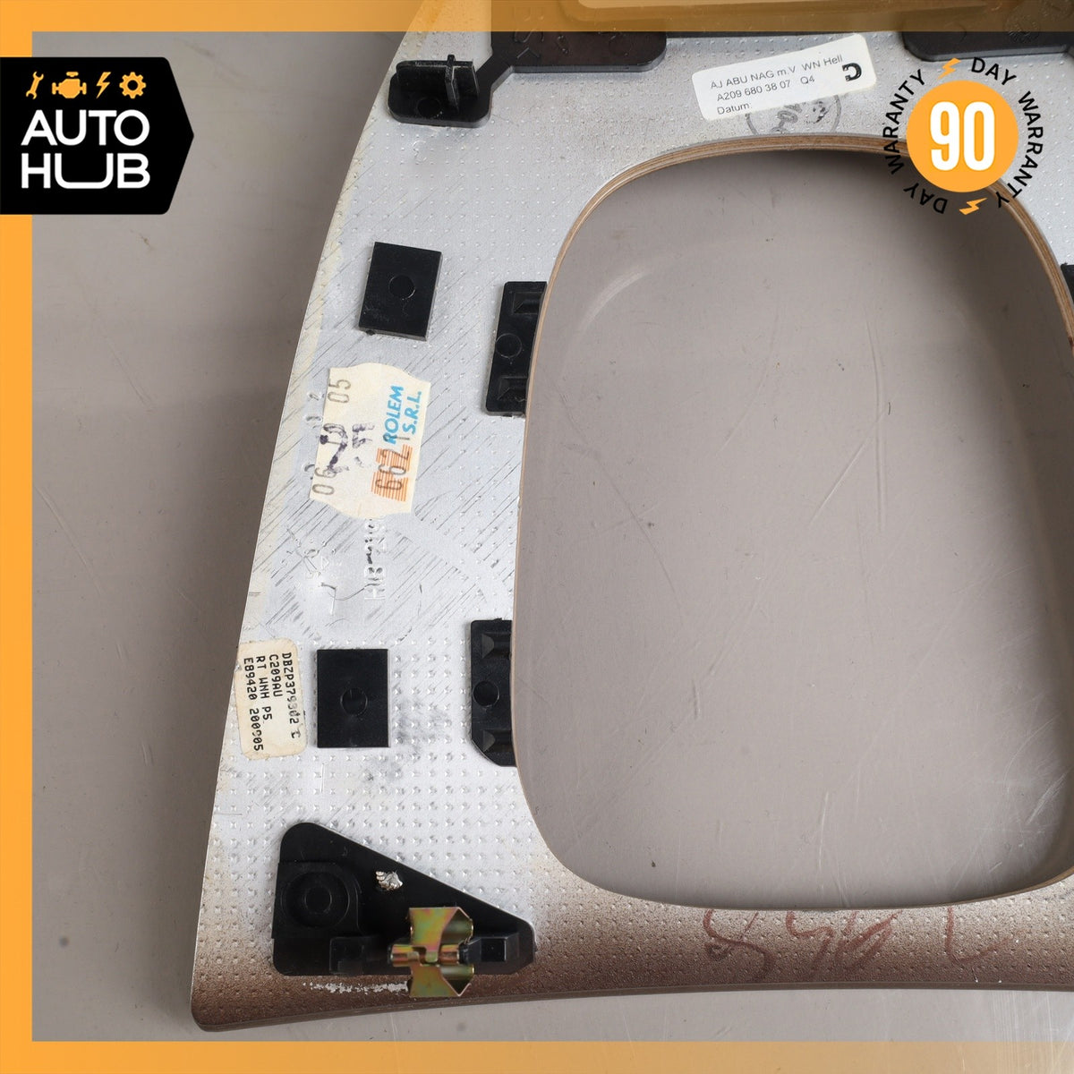 Mercedes W209 CLK350 Floor Shifter Gear Shift Selector Trim Wood OEM - photo 9