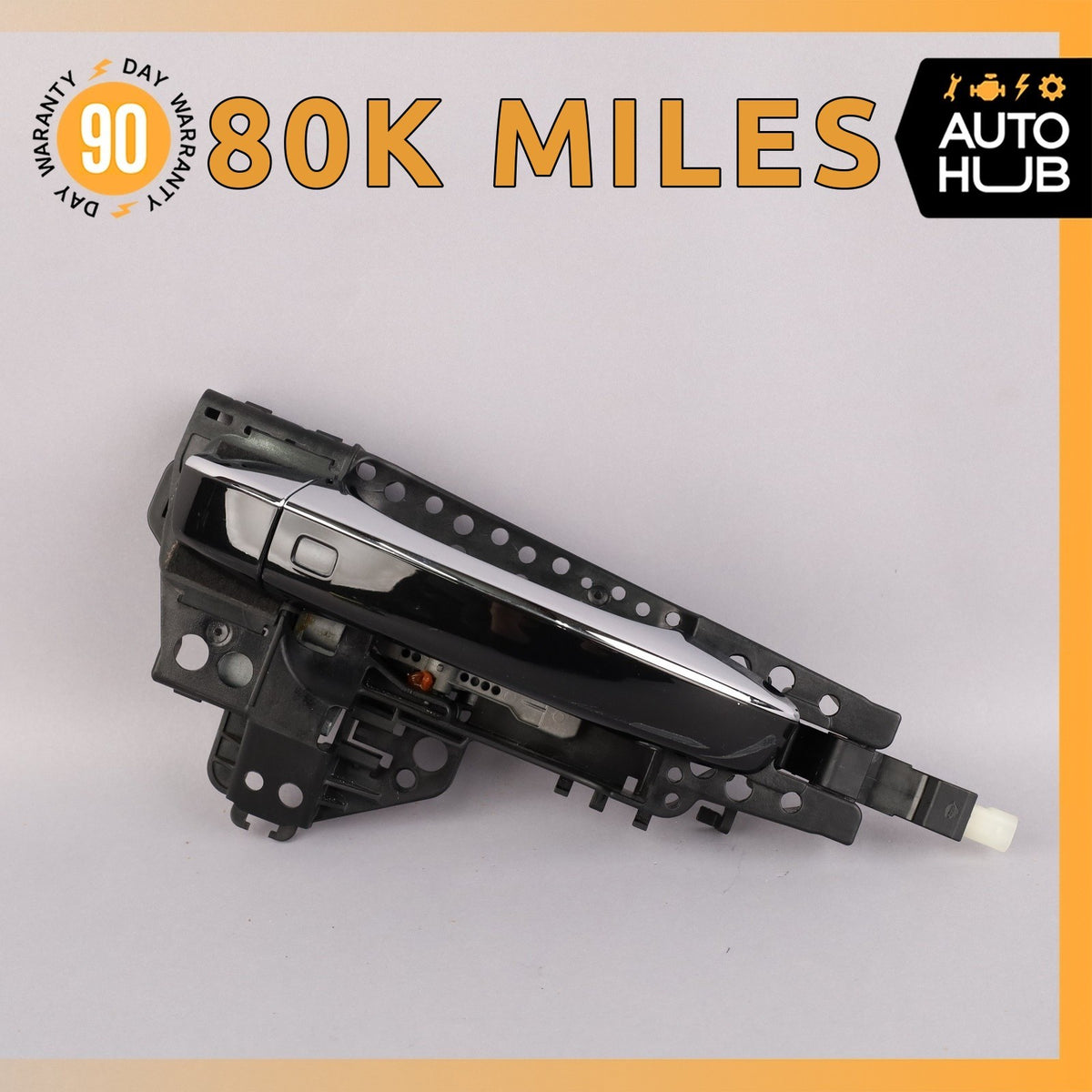 Audi D4 A8L Front Right Passenger Exterior Door Handle Black 4H0837886 OEM - photo 1