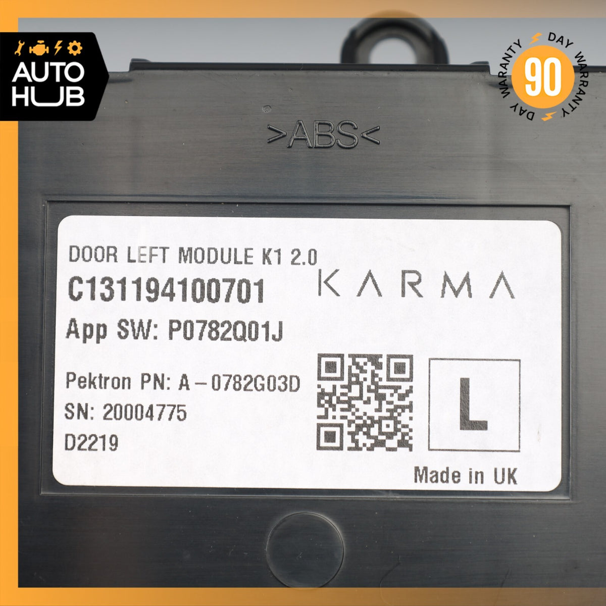 20-22 KARMA Revero GT Front Left Driver Side Door Control Module OEM 11k - photo 10