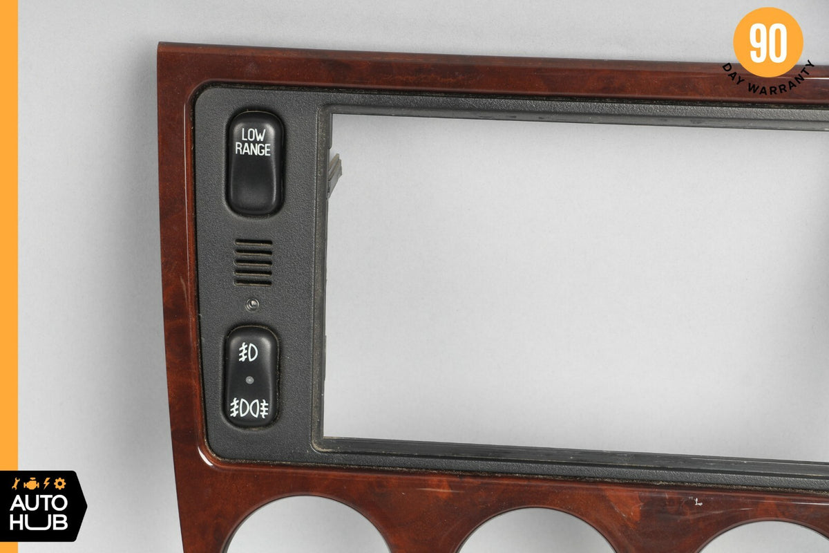 02-05 Mercedes W163 ML320 ML350 ML500 Center Console Trim Bezel Wood OEM - photo 4
