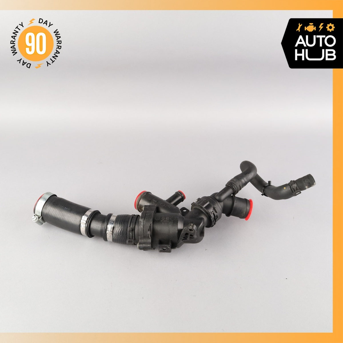 Jaguar X152 F-Type Engine Thermostat Housing DX238A587AA OEM - photo 5