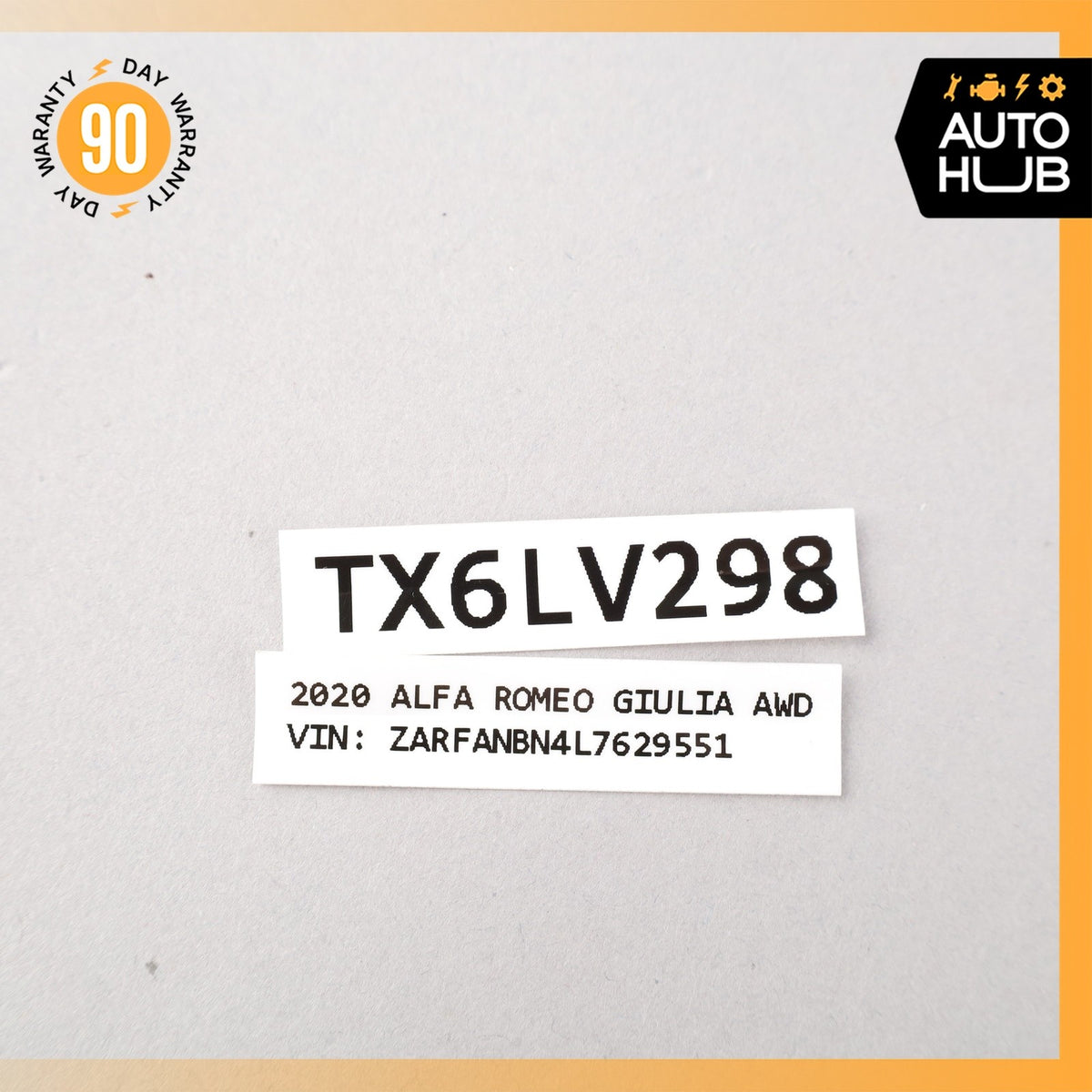 17-23 Alfa Romeo 952 Giulia Fuel Gas Tank Door Lid Cover OEM 49k - photo 9