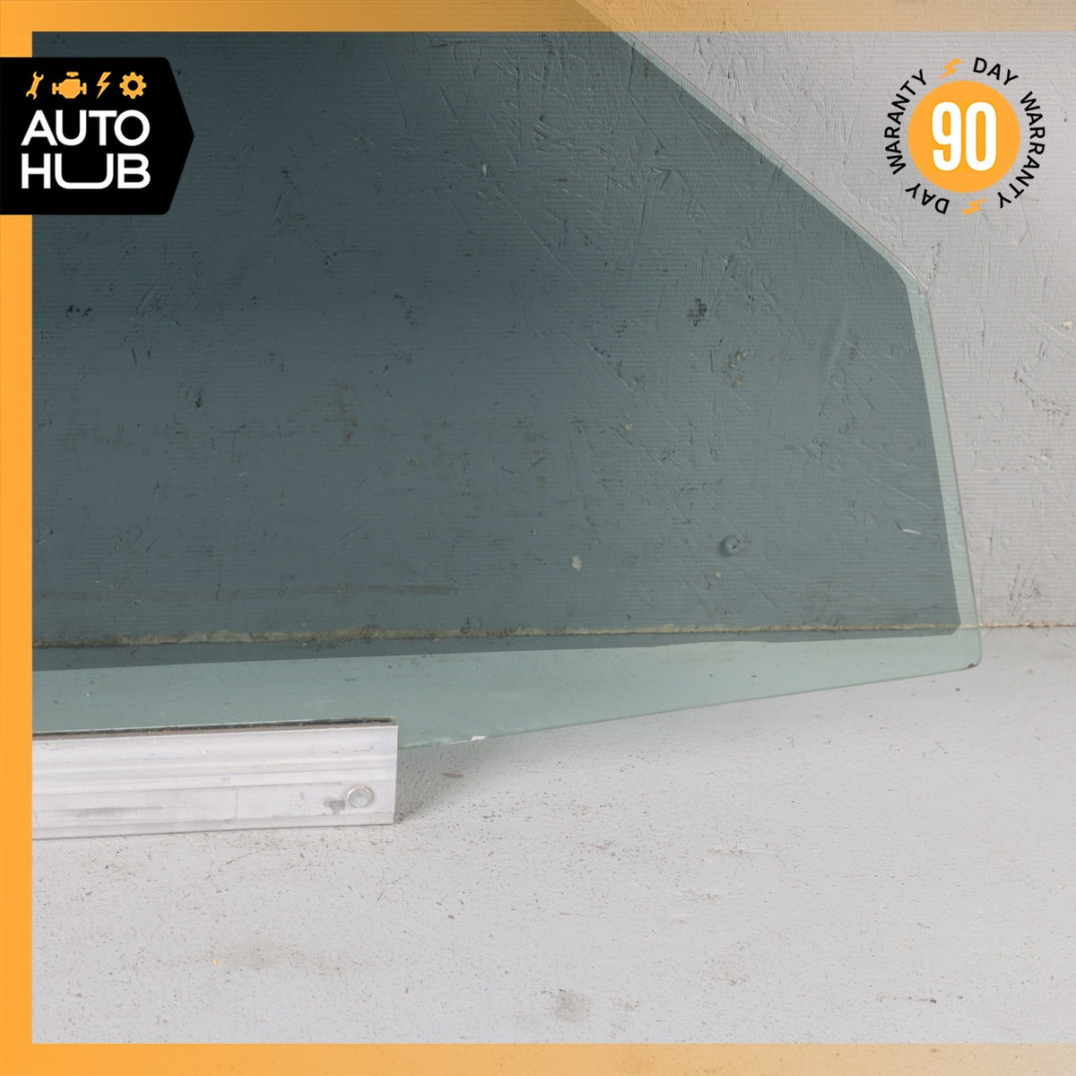 90-93 Mercedes 300E Front Right Passenger Side Door Window Glass OEM - photo 7