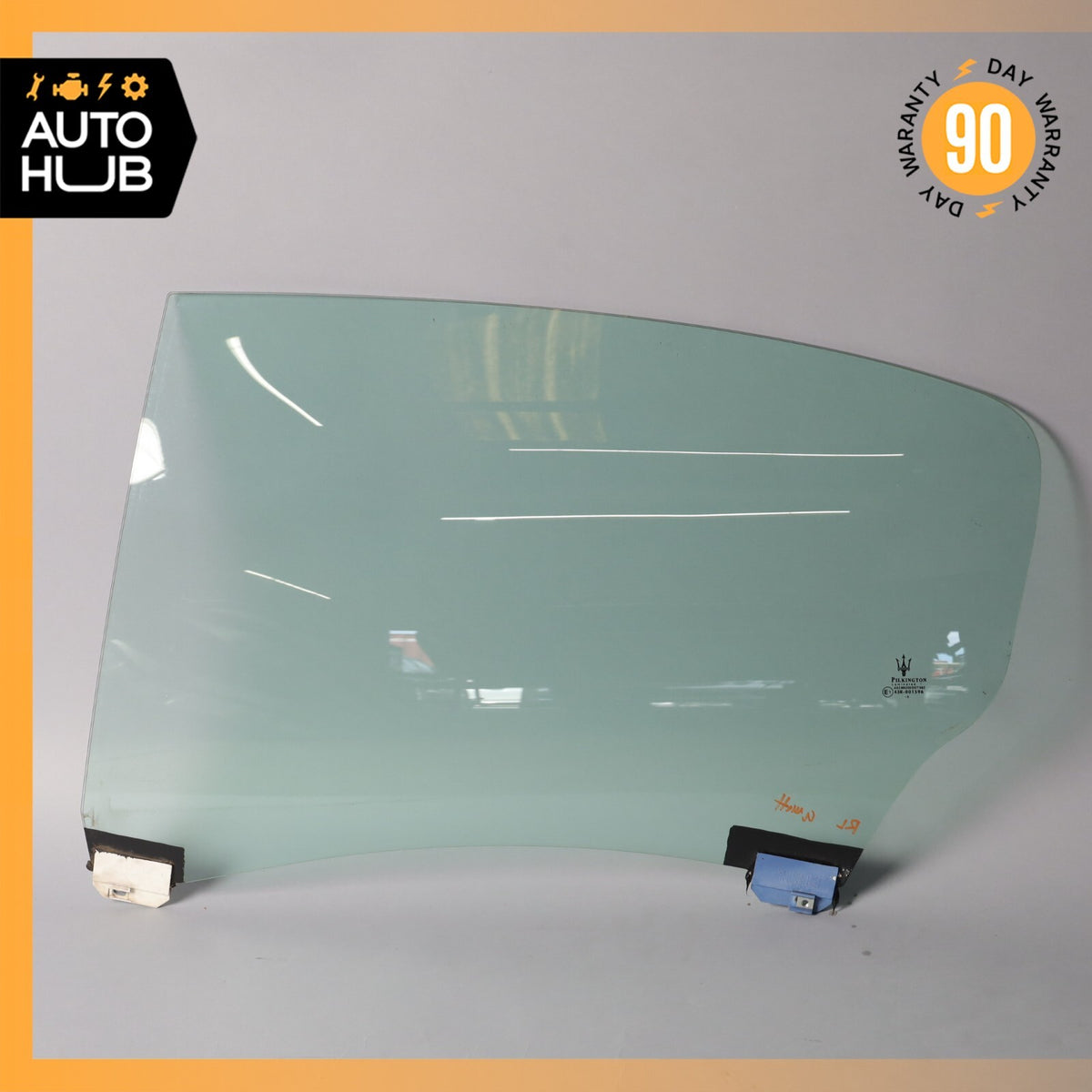 03-13 Maserati Quattroporte M139 Rear Left Side Door Window Glass OEM - photo 1