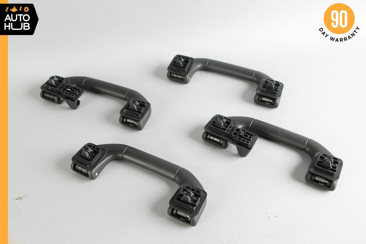 08-18 Mercedes W212 E350 C300 Roof Overhead Interior Safety Handle Set Black OEM - photo 6