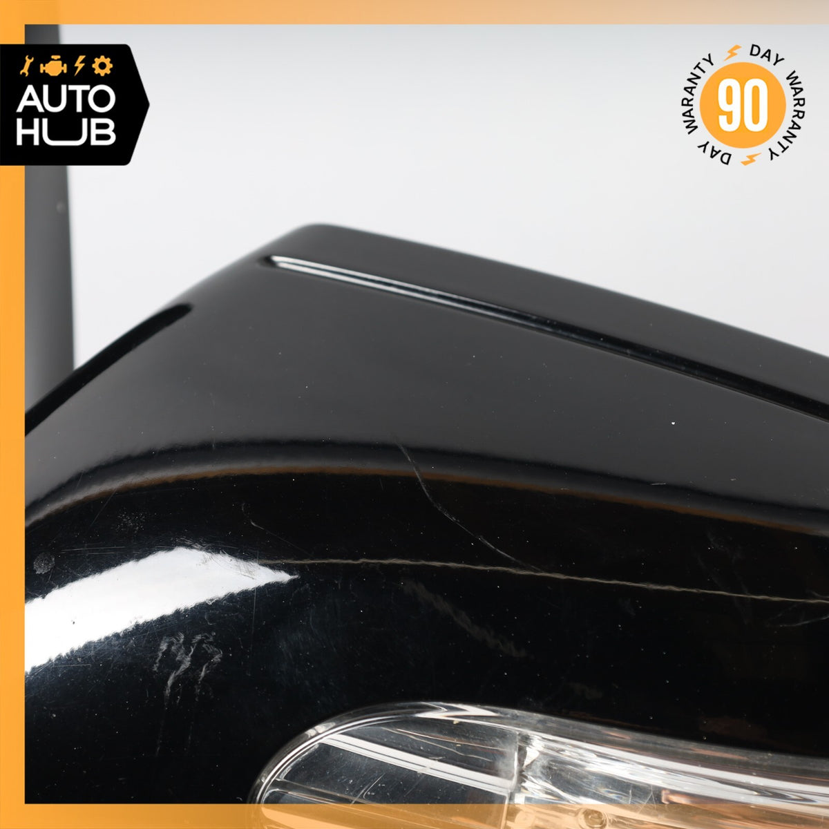 04-08 Mercedes R230 SL550 SL500 SL55 Left Side Rear View Door Mirror Black OEM - photo 7