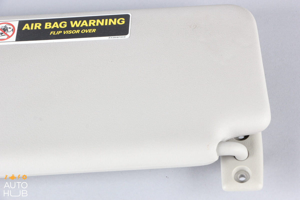 03-09 Mercedes W209 CLK500 CLK55 Right Passenger Side Sunvisor Sun Visor Gray #6 - photo 9