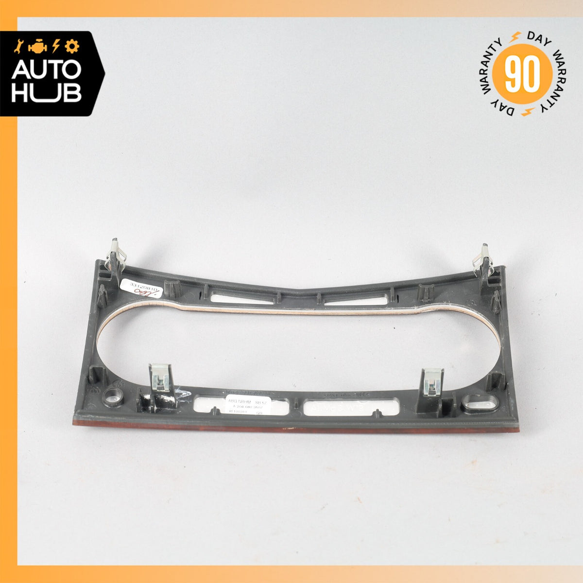 08-14 Mercedes W204 C300 C350 AC A/C Climate Control Switch Trim Bezel Wood OEM - photo 6