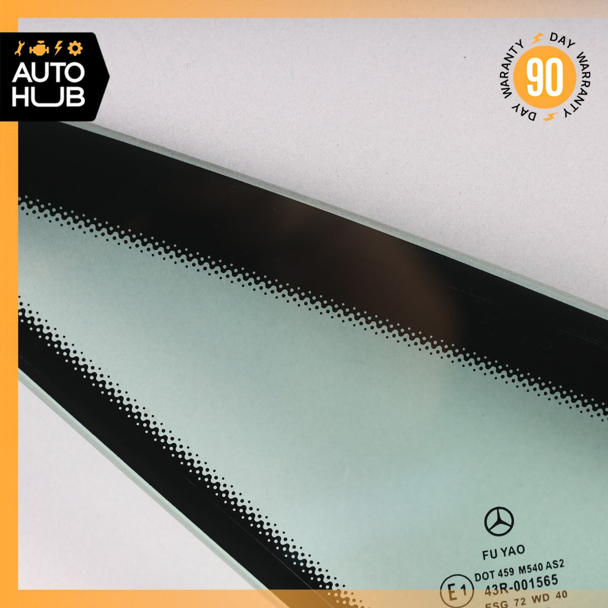 10-17 Mercedes W207 E350 E400 Coupe Rear Left Driver Quarter Window Glass OEM - photo 3