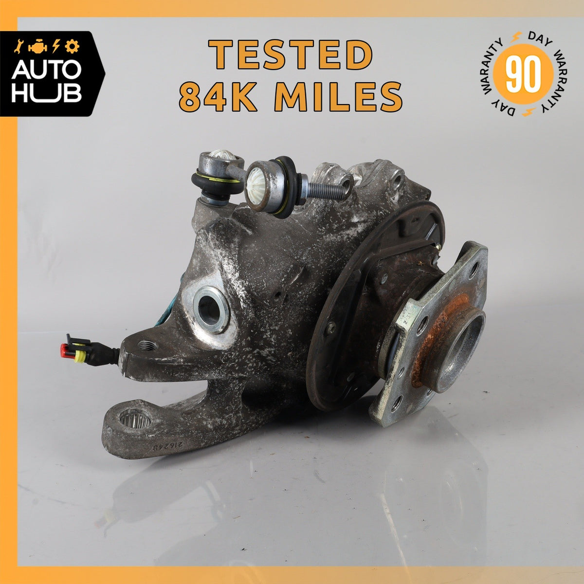 06-10 Maserati Quattroporte M139 Rear Left Side Spindle Knuckle Hub OEM 84k - photo 1