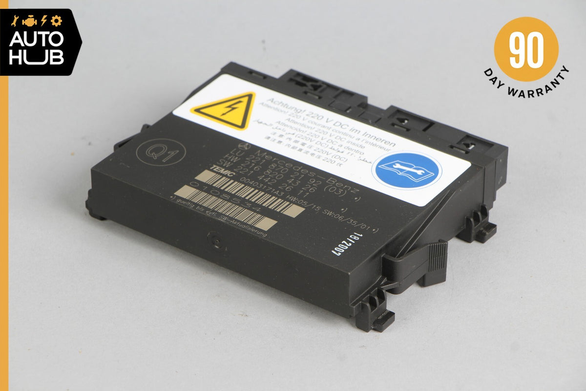 07-10 Mercedes W216 CL550 Front Left or Right Seat Contour Control Module OEM - photo 2