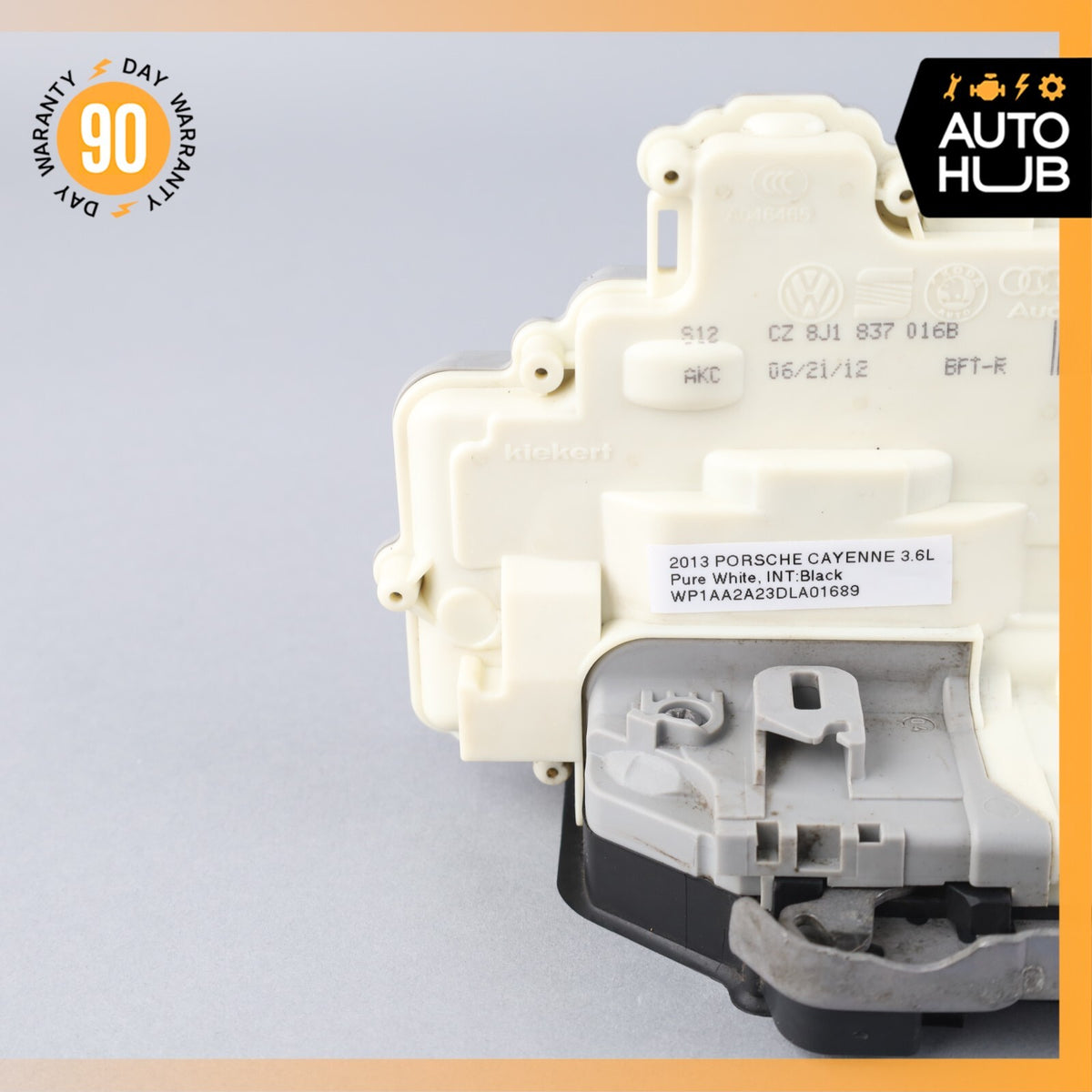 11-18 Porsche Cayenne 958 Front Right Side Door Lock Latch Actuator OEM - photo 3