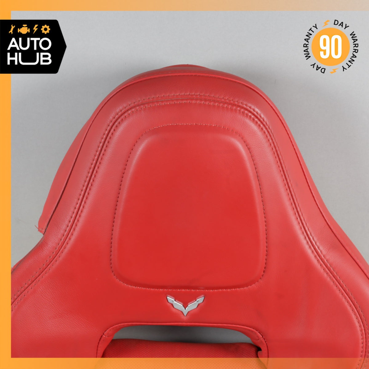 14-19 Chevrolet Corvette C7 Right Side Top Upper Seat Cushion Adrenaline Red OEM - photo 2