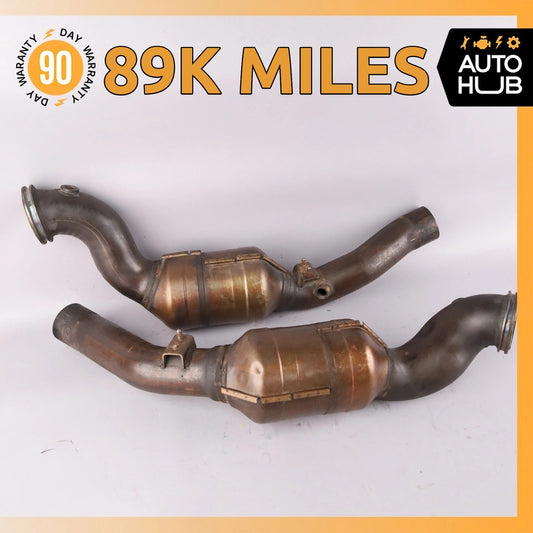 Maserati Levante M161 Ghibli M157 Quattroporte M156 Exhaust Downpipe Set OEM 89k - photo 1